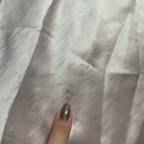 Vintage Barbizon Baby Pink Slip Dress w/White Lace - Picture 9 of 10